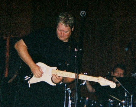 Playing jazz at the Red Light Cafe, Atlanta