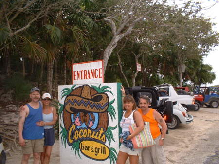 Glenn, Deb, Me & Ed, Cozumel, Mexico