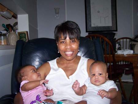 Gerri and my great neice and nephew