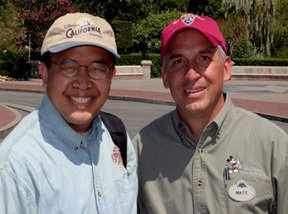 With Disneyland Resort President Matt Ouimet