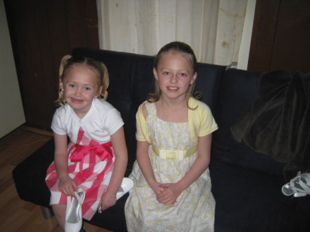 MY TWO OLDEST GRANDDAUGHTERS