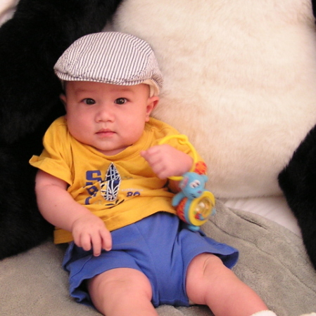 Grandson Lex at 4 1/2 months