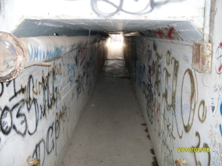 Another view of the under pass