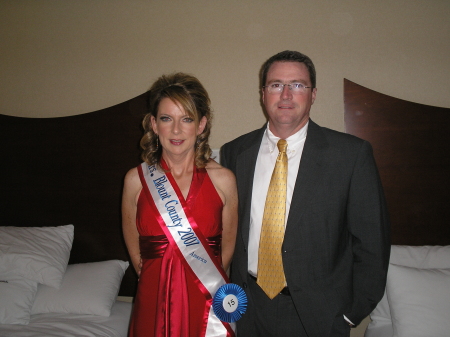 Me and the Mrs. She competed in Mrs TN pageant