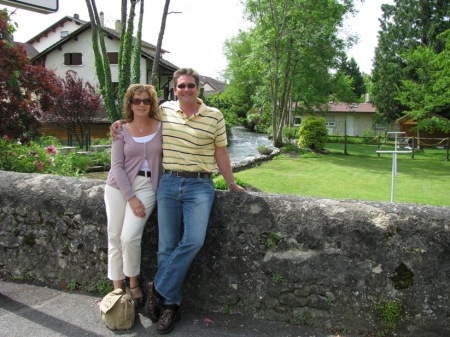 Mark and I in France, May 2008