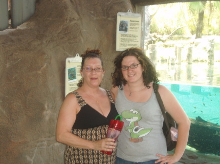 Carol & Gina at Busch Gardens, Tampa Bay