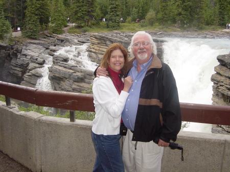 My Husband and Me - Family Trip to Canadian Rockies - July 2005