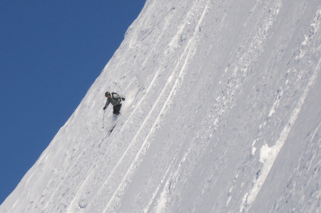 Kevin skiing Valdez, AK