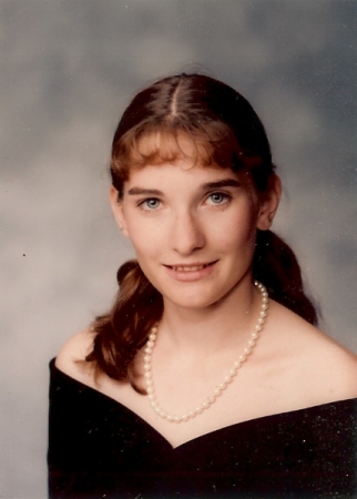 Amber's senior photo--1994
