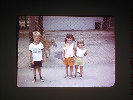 Bobby, Lori and Chrissy at Zoo