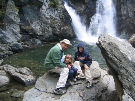 hike to waterfall