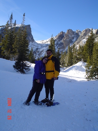 Snowshoeing in Rocky Mtn National Park Dec 04