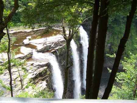 falls in state park, New York,