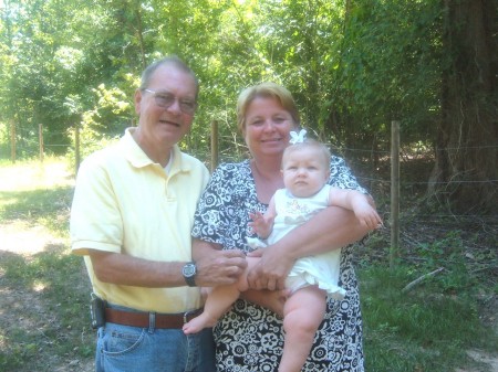 GranMom, Pop Pop and Olivia in Georgia