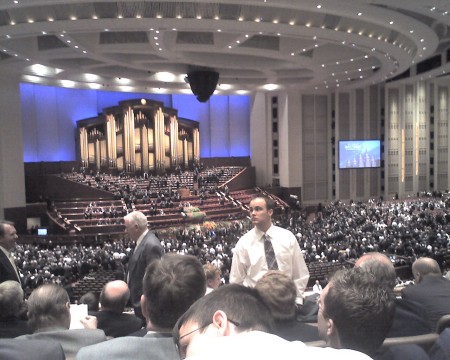 Tabernacle Choir/Organ  April 2008