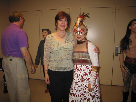 Jennifer with Cirque student