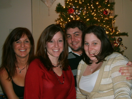 Me...with my kids on Christmas 2008
