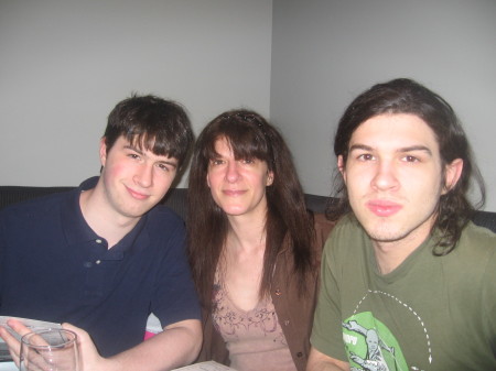 Evelyn, Paul (left) and Chris (right)