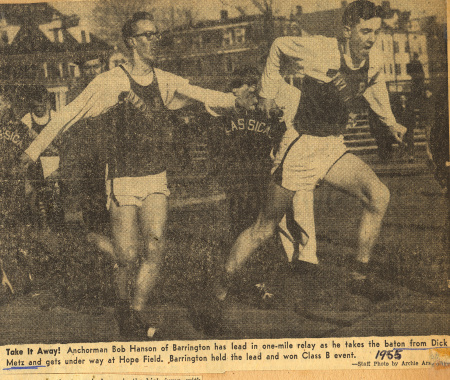 class b one-mile relay, 1955