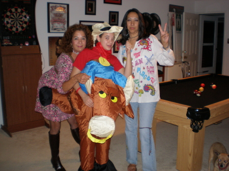 My sister, Margo, Christina and me