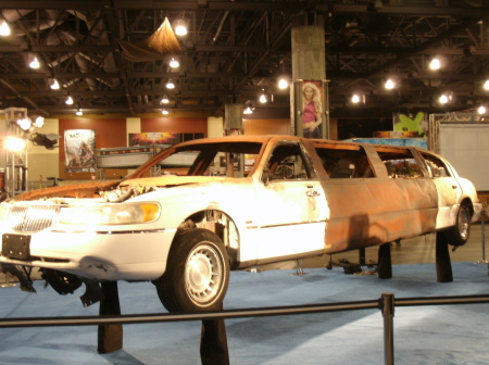 This is the Limo that Vince McMahon burned up