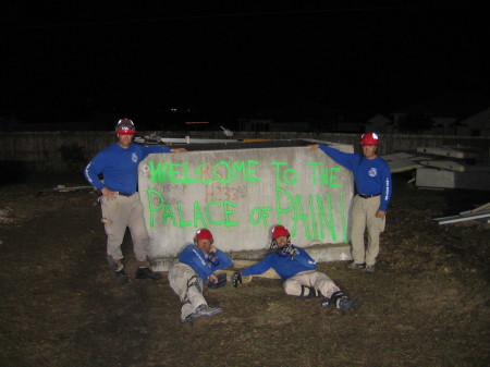 The Four Horsemen at the "Palace of Pain".