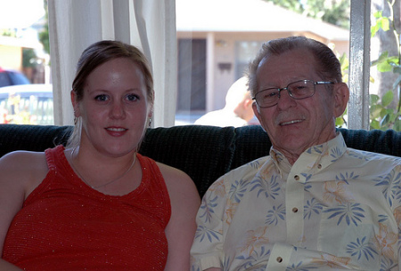 My Daughter Ashley and her Grandpa