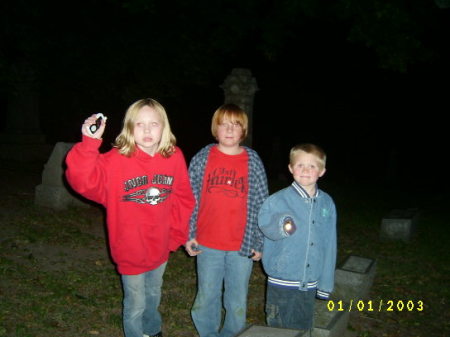 Chloe and Donny and the red head in the middle is Don's nephew Tyler