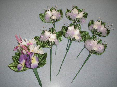 corsage and boutonnieres