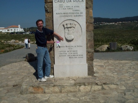 flat stanley at Cabo do Roca