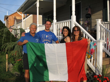 Celebrating Italy's World Cup Win