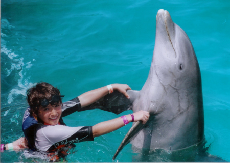 2008 Cancun Mexico Swimming with the Dolphins