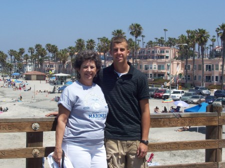 My grandson & I in San Diego
