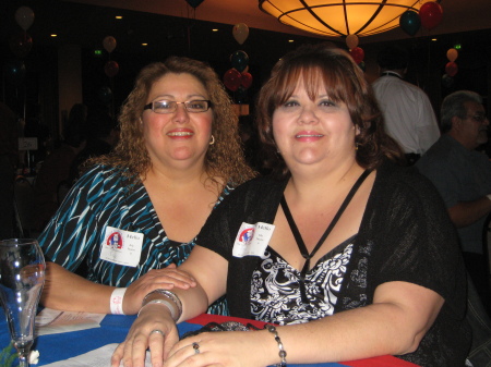 Virgie & Angie at the Alumni Party!