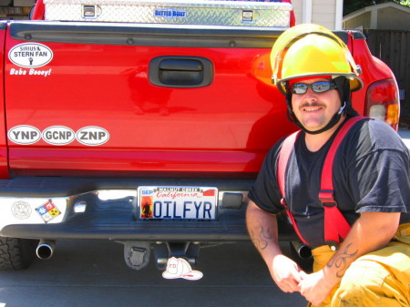 Me and my lil red truck