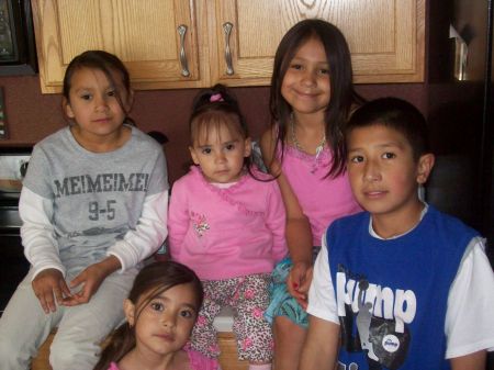 Grandkids and my nephew (Son)