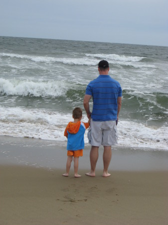 Noah and I at Virginia Beach