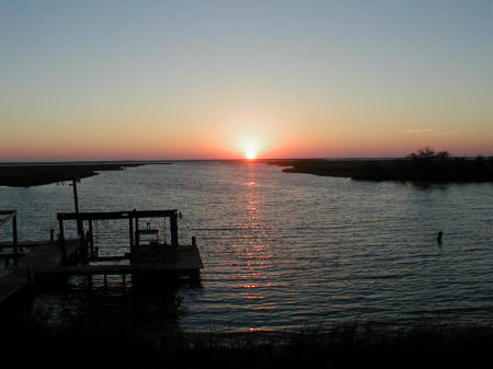 Sunrise at the camp