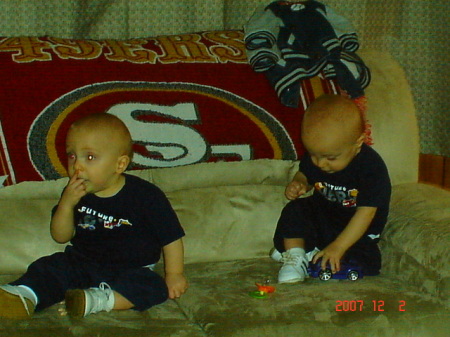 my twin grandsons jacob and matthew