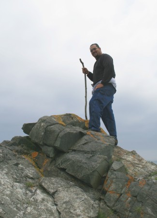 EJ Hiking on Campobella Island