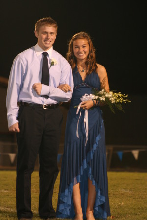 My oldest daughter Lauren on the big O.C. homecoming court