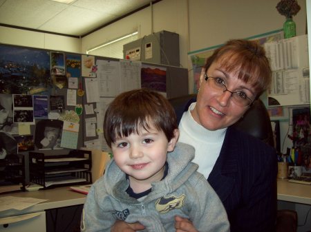 grandson and aunt Linda