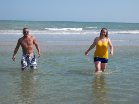 Me & my hubby at Myrtle Beach 2009