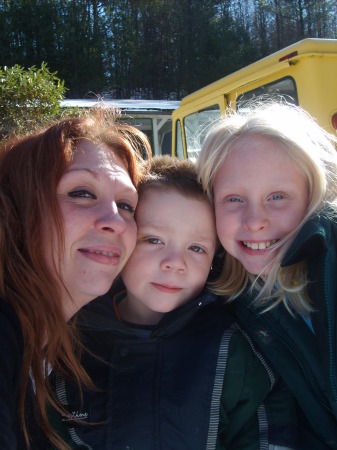 My oldest daughter Crystal and her 2 kids