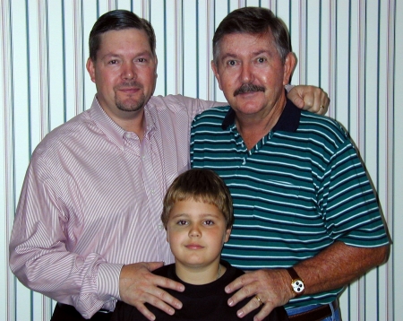 Brian, son Keith and grandson Grant 2006