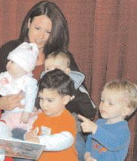 With my Daycare kids 2006