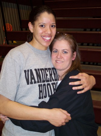 Me and Amber (my niece) after her Senior Night Basketball game at Assumption 2006