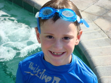 Matthew, our champion swimmer and diver
