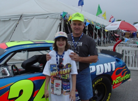Daytona 500 with my daughter Chelsea