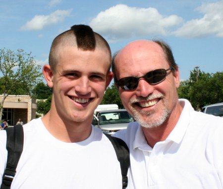 Max and me -- Mohawks of different styles